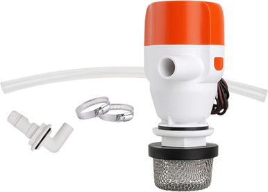 T-H MARINE Complete Livewell Bait Tank Plumbing Kit - Fittings, Hoses, Aerator Heads, Drain Tube