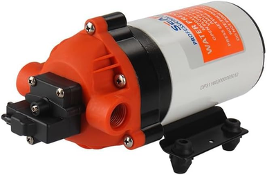 Produktbild von DC24V Bürstenlose Wasserpumpe – 12m Förderhöhe, 1500L/h, Mit Überstrom- & Trockenlaufschutz