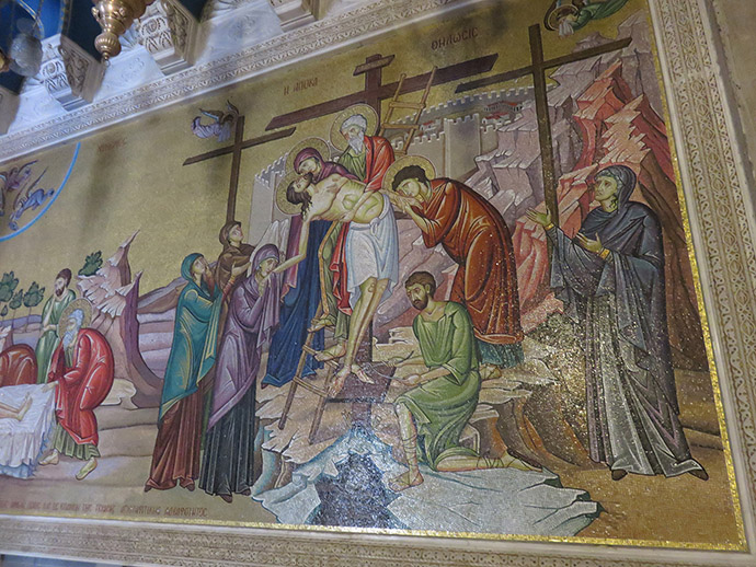 Mosaic by Stone of Anointing