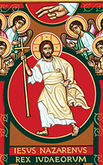 Ascension scene from San Damiano crucifix