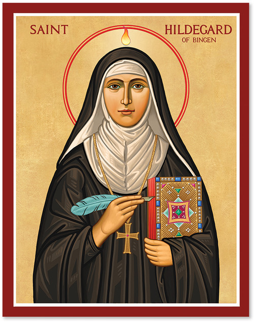 Saint Hildegarde of Bingen Icon