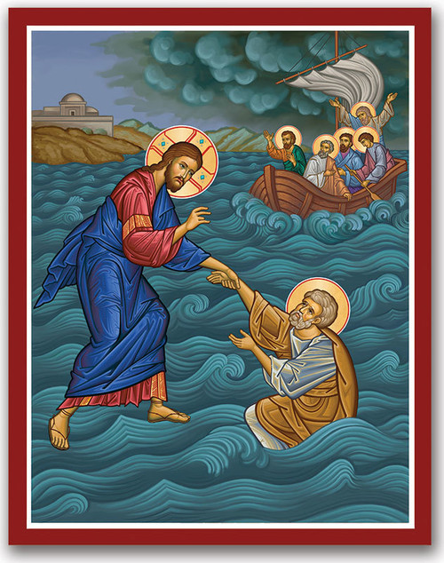 Christ Saves Saint Peter icon