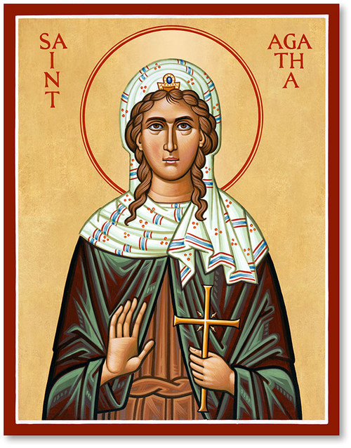 Saint Agatha Icon