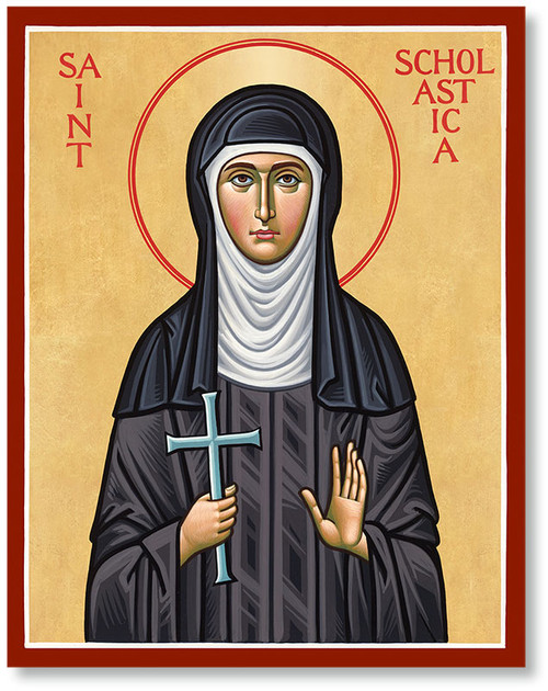 Saint Scholastica Icon