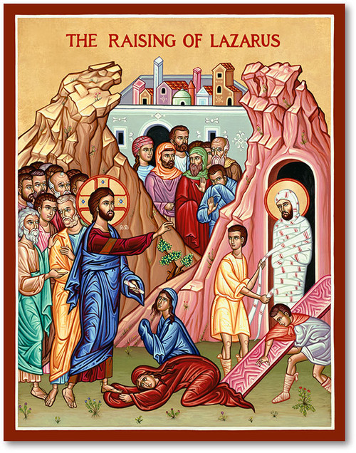 Raising of Lazarus Icon