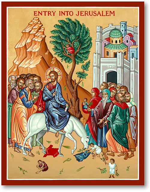 Entry into Jerusalem Icon