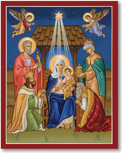 Glory to the Newborn King Icon