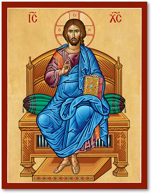 Christ Enthroned Icon