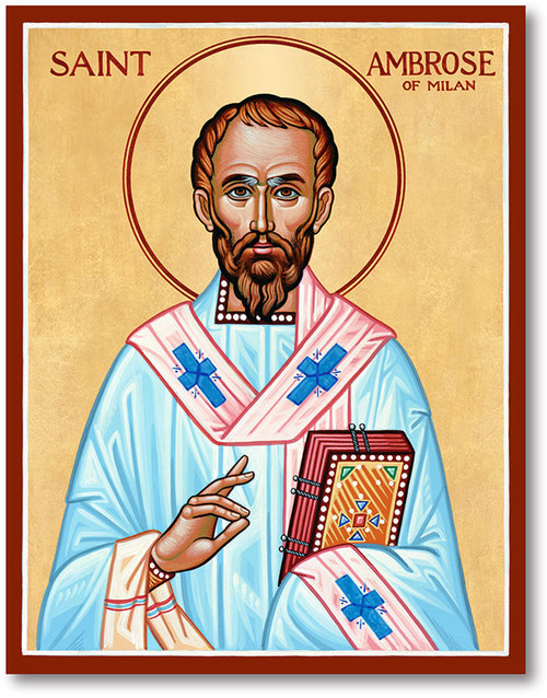 Saint Ambrose Icon