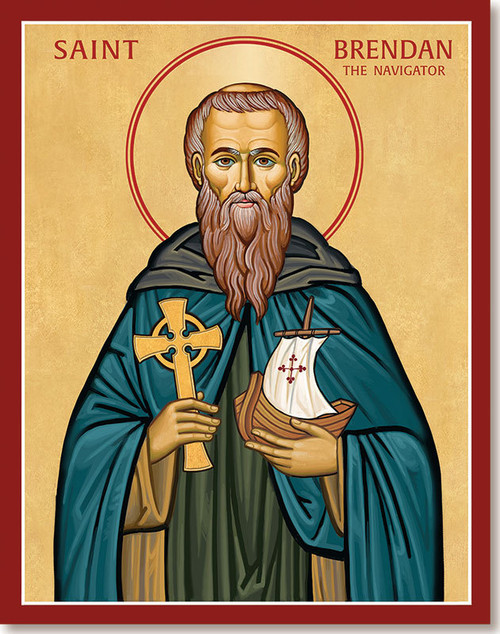 St Brendan the Navigator icon