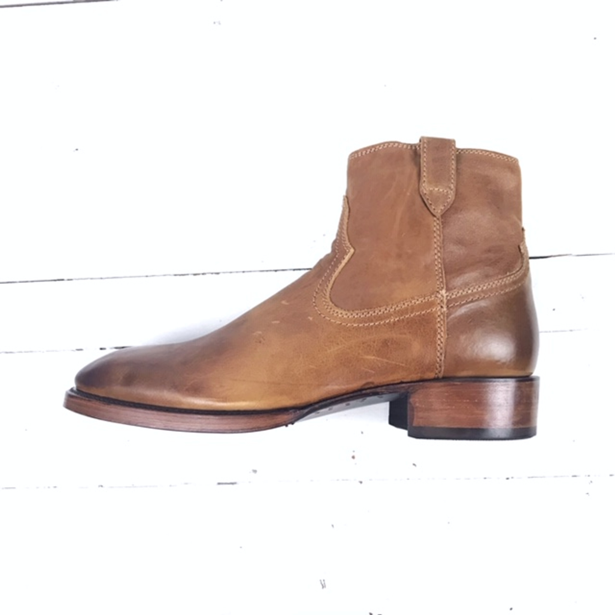 mens side zip dress boots