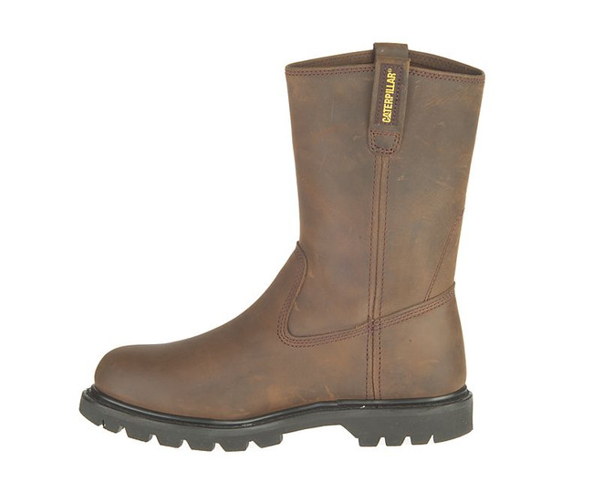 Pull On Round Toe Work Boot by CAT