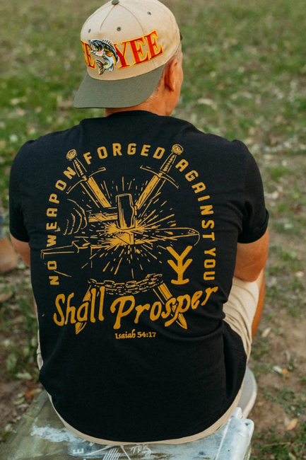 No Weapons Forged Tee Black 