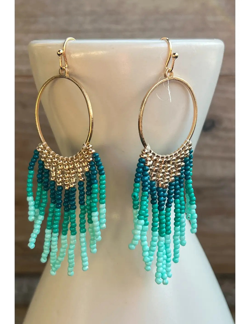Electra Earring Turquoise/Gold