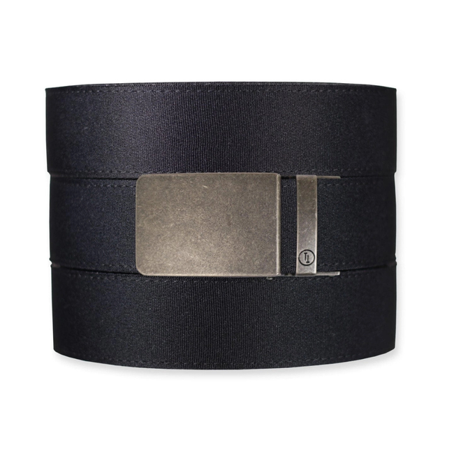  Canvas+ Ratchet Belt & Buckle Set Black/Iron - OS
