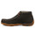 Men's Driving Moc Lace Up Rubberized Brown MDM0080