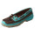 Women's Driving Moc Brown/Turquoise WDM0021