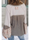 Women's Floral Patchwork Flared Sleeve Top