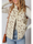  Women's Floral Quilted Vest Apricot