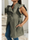 Women's Ruffle Army Vest Green Bay
