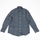 Men's Hustle Sport Shirt Navy Grey Flannel LS
