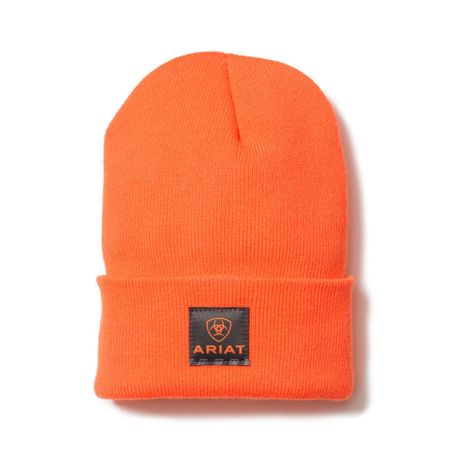 Rebar Watch Cap Bright Orange