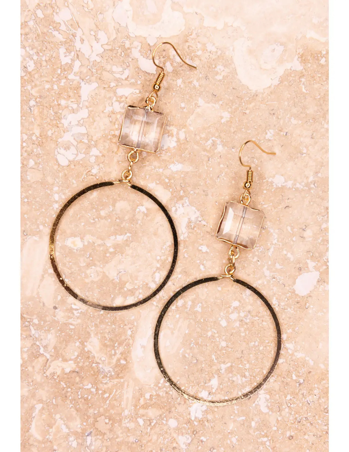 Jessica Circle Earrings