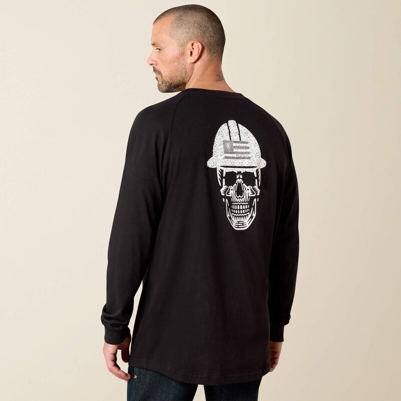 Men's Rebar CottonStrong Roughneck L/S T-Shirt Black