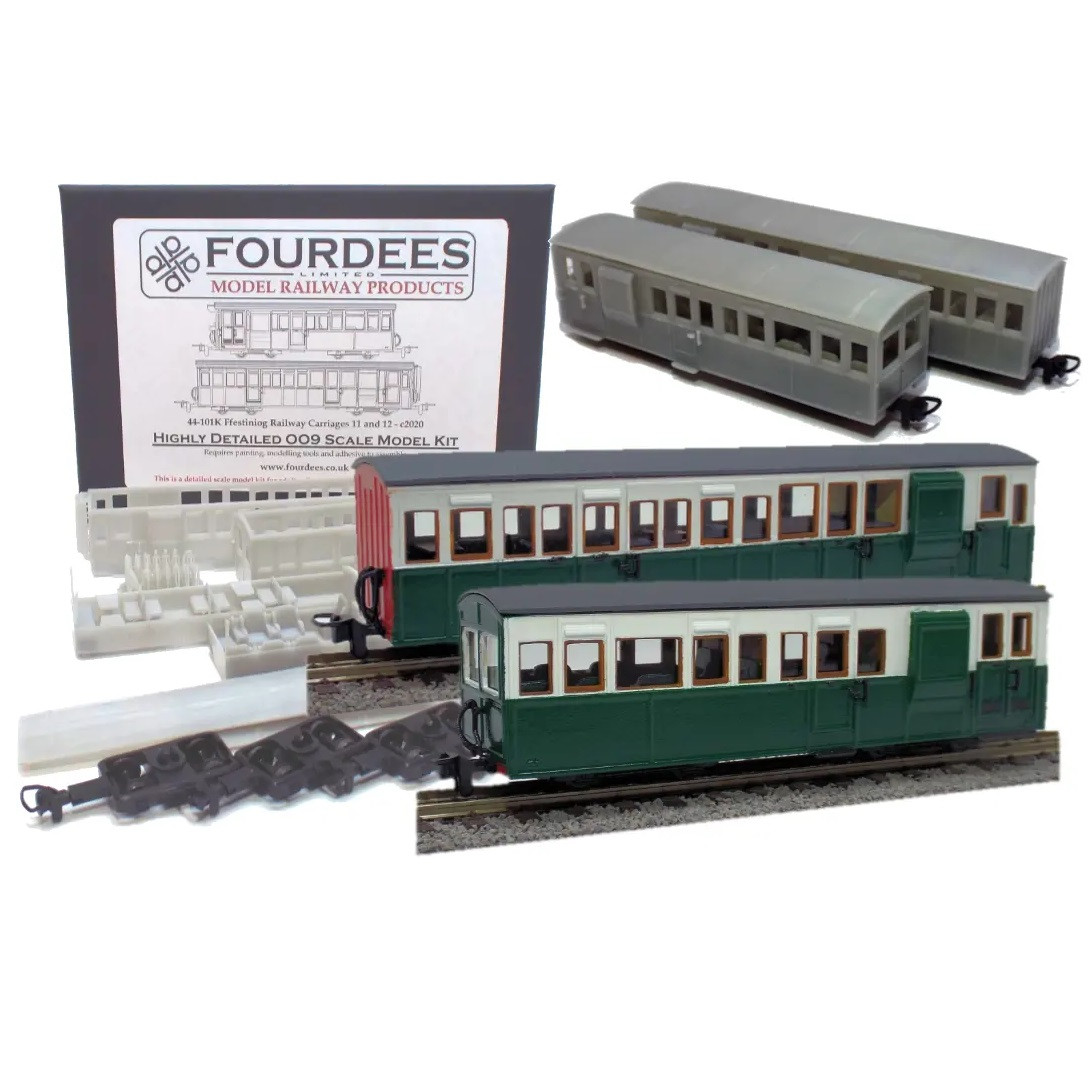 Fourdees Kit - Ffestiniog Railway Carriages 11 & 12 ((44-101K)) (1