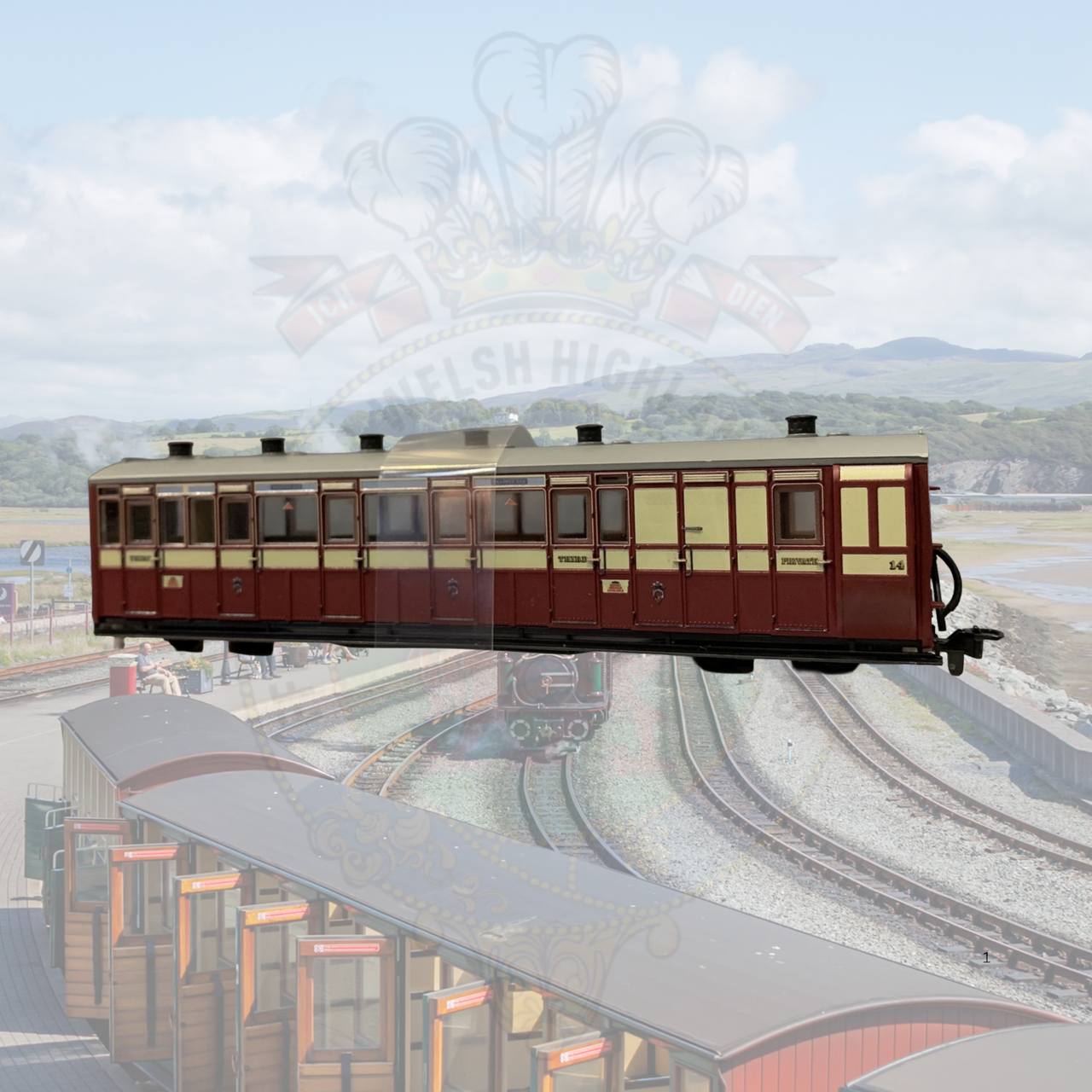 Peco: GR-420FR Coach - 14 - 'Snapper Bar' - Ffestiniog & Welsh
