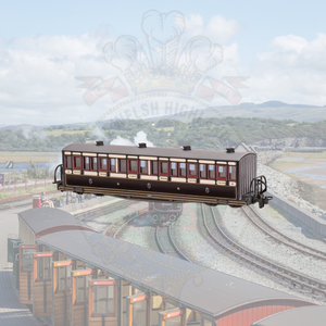 Peco: GR-600B FR Short "Bowsider" Bogie Coach - Victorian No. 18