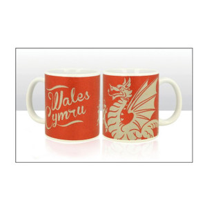 Mug - Glitter 11oz Wales Dragon (76456-000)