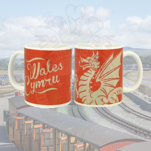Mug - Glitter 11oz Wales Dragon (76456-000)