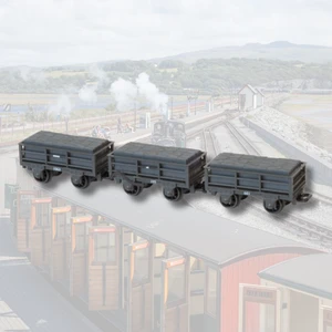 Peco: GR-323 FR 2 Ton Slate Wagon (Dark Grey)