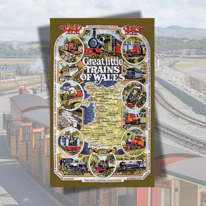 Tea Towel - Great Little Trains of Wales (WT0037)