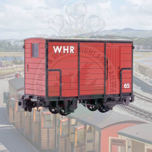 393-102 RNAD Enclosed-End Brake Van WHR Red No. 65