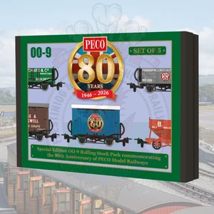 Peco: GR-58880 - 80th Anniversary Wagon Pack 2026