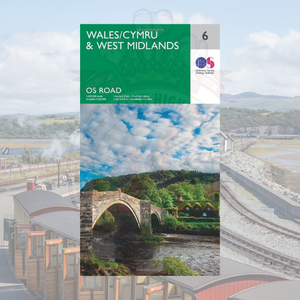 OS Wales & West Midlands Green Road 6 Map