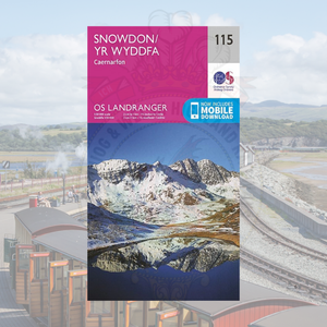 OS Landranger 115 Snowdon