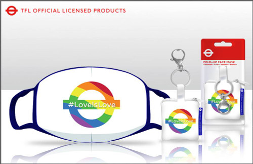 TfL Face Mask - Tube - #Love Is Love (75322)