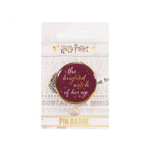 Pin Badge - Hermione Swish & Flick (PBADHP64)