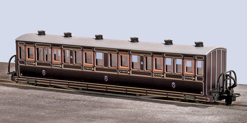 Peco: GR-620A FR Long "Bowsider" Bogie Coach - Victorian No. 19