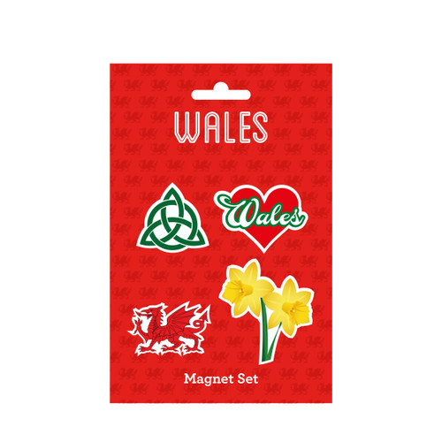Wales - 4 Pack of Magnets (WM16)