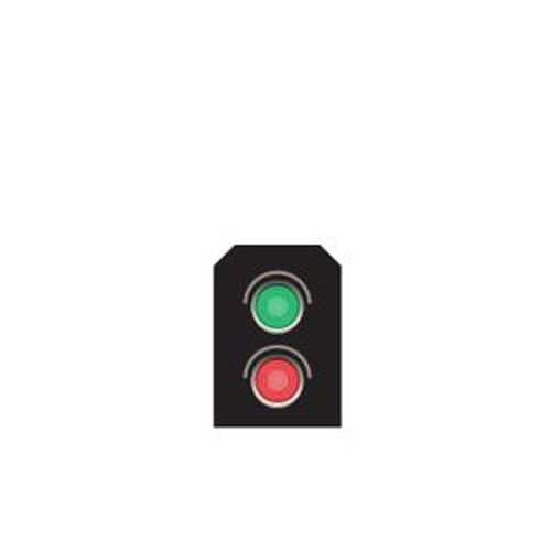 Two Aspect: Stop Signal (R/G) with Position Light