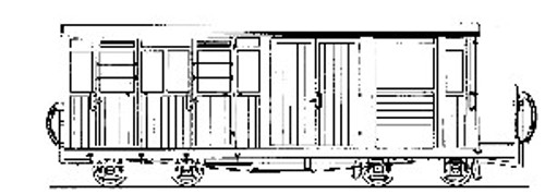 DM59 FR Bogie Coach 3rd Class No.10 Kit