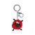 Welsh Sheep (Red) Acrylic Keyring (WKR18)