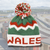 Wales Bobble Hat - Red, White & Green (HAT-362)