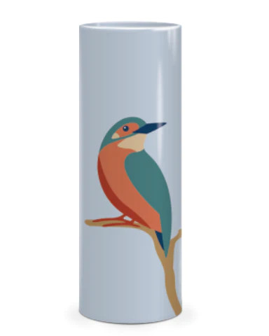 Vase - RSPB - Free as a Bird / Kingfisher (VARSPB04)