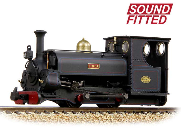 391-127SF - Main Line Hunslet 0-4-0ST 'Linda' Penrhyn Quarry Lined Black (Late) [W]