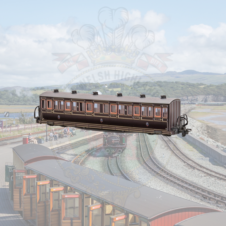 Peco: GR-620B FR Long "Bowsider" Bogie Coach - Victorian No. 20